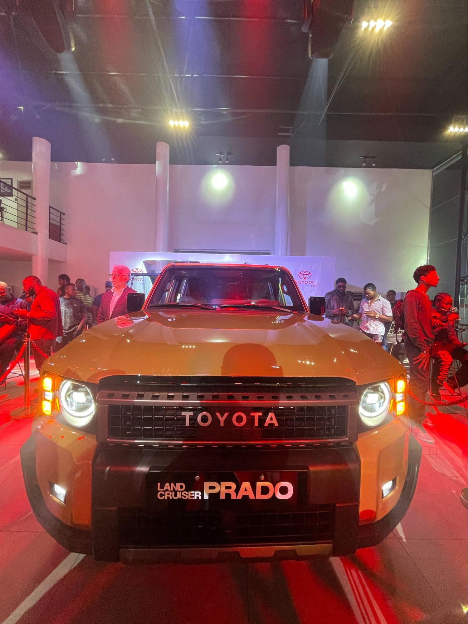 2024 Toyota Landcruiser Prado at the launch event.