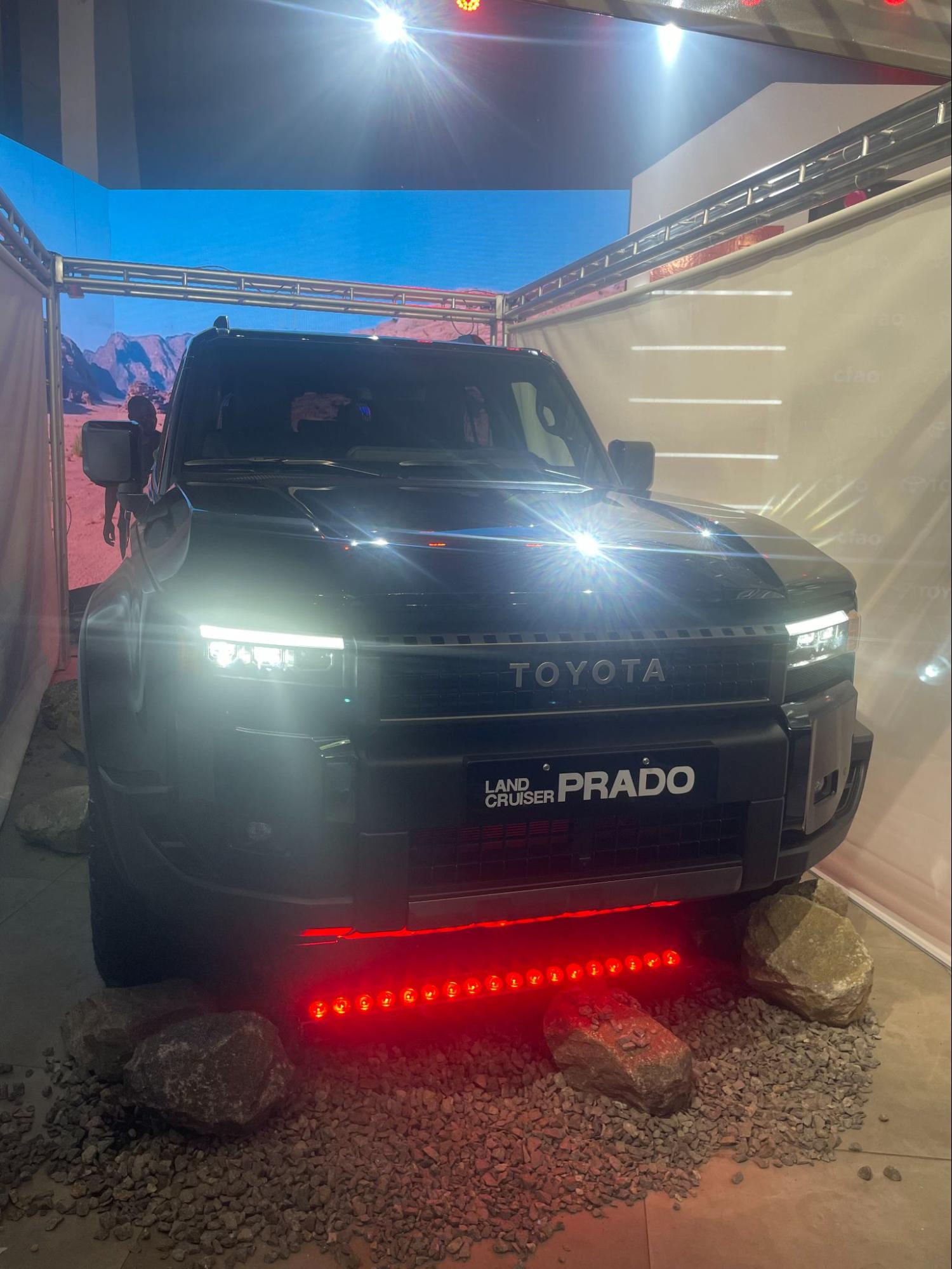 Toyota landcruiser prado at the toyotabycfao launch