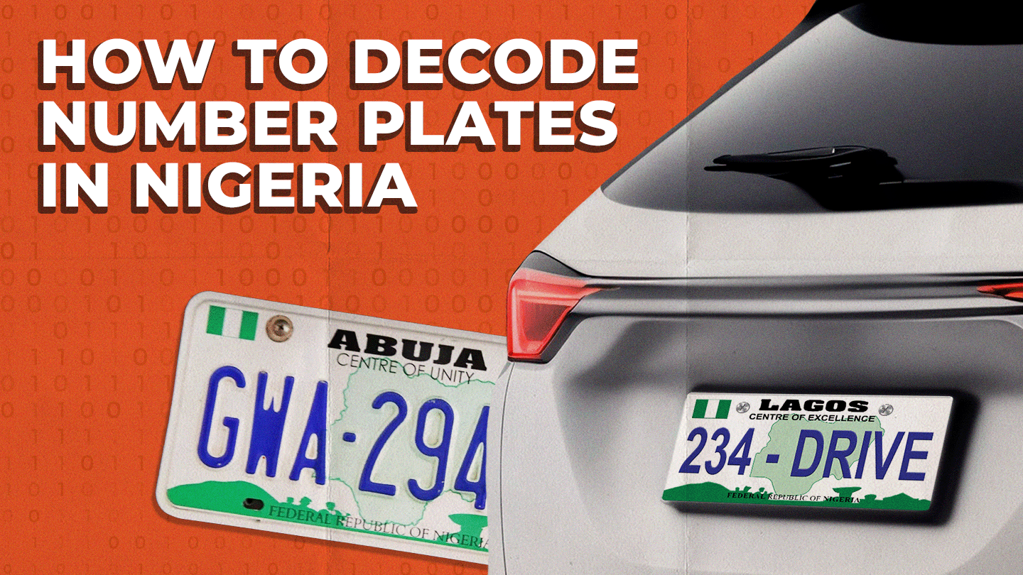 how to decode number plates in nigeria