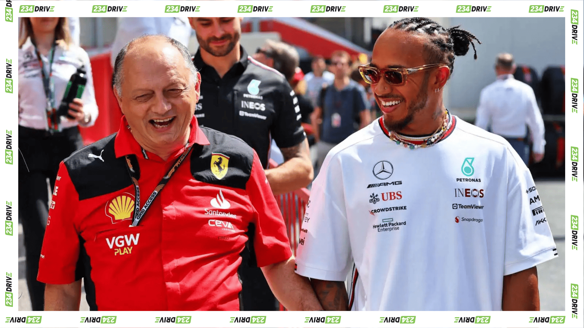 lewis hamilton and fred vasseur