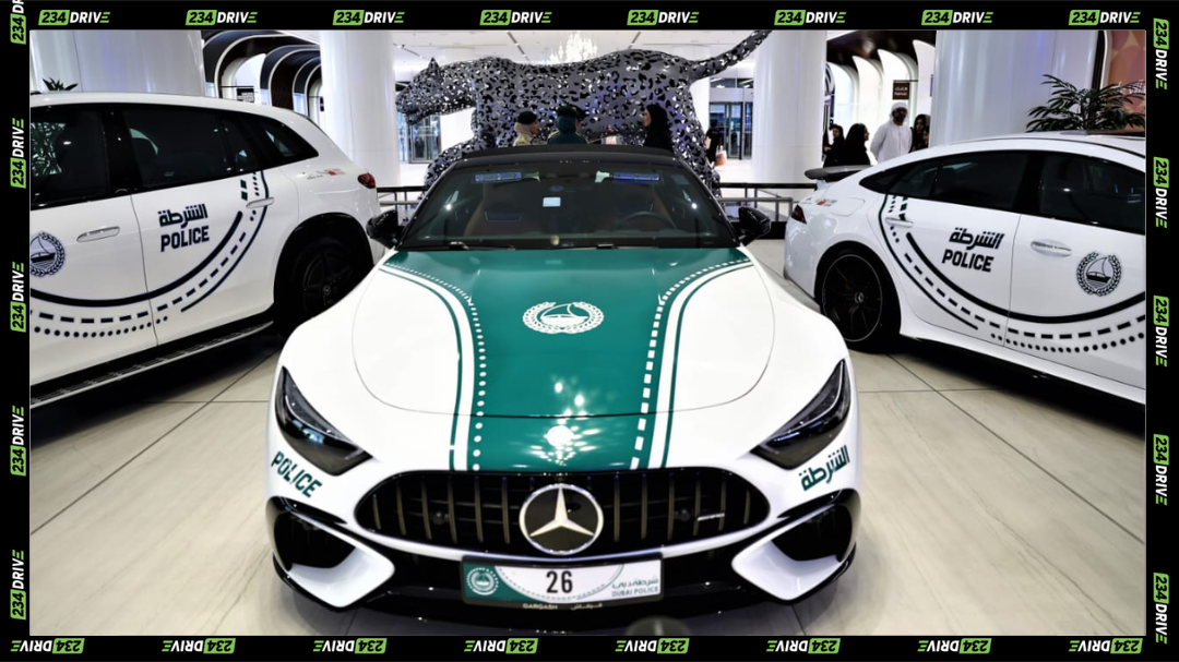 Dubai Police’s luxury patrol fleet just leveled up with new high-tech Mercedes on duty, mixing visibility, tourist support, and smart-city credentials. | Source: X (Formerly Twitter)