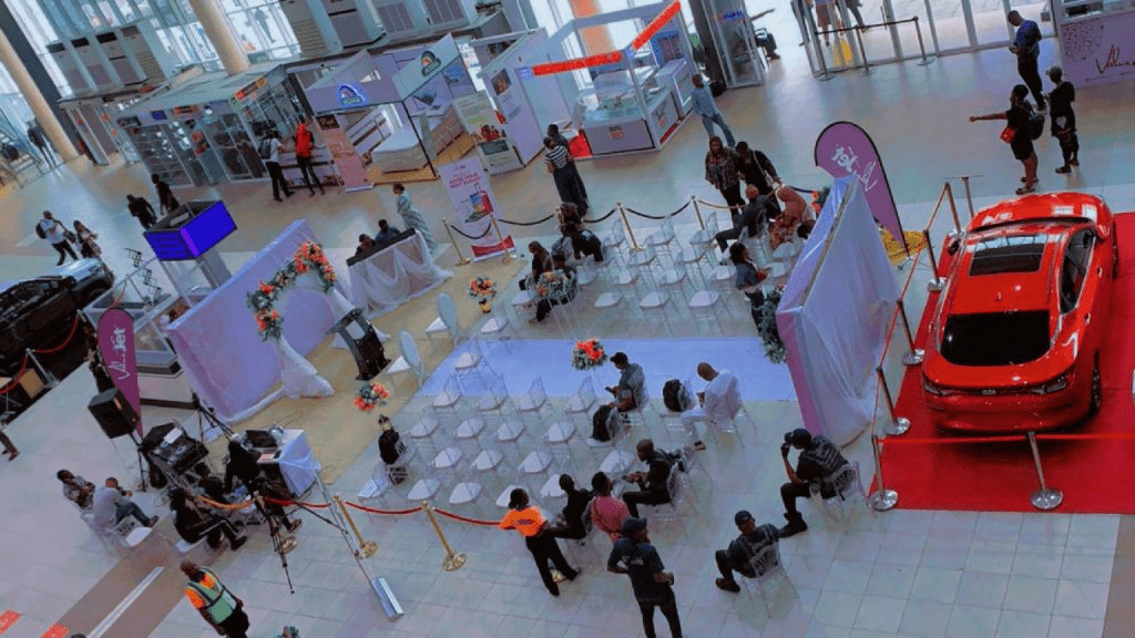 Nigeria’s first airport wedding at MMA2 Lagos. Source:  X| LeadershipNGA, EngrPonleTaiwo
