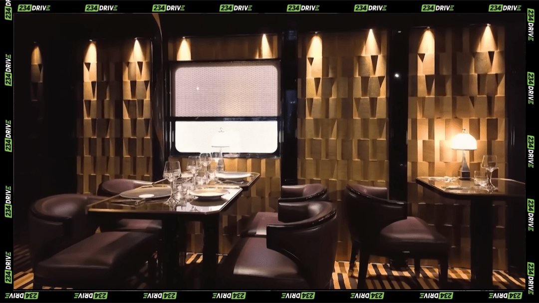 The dining car & A private suite waits for its next guest, arranged for slow travel and quiet moments between long stretches of rail. | Source: DW news
