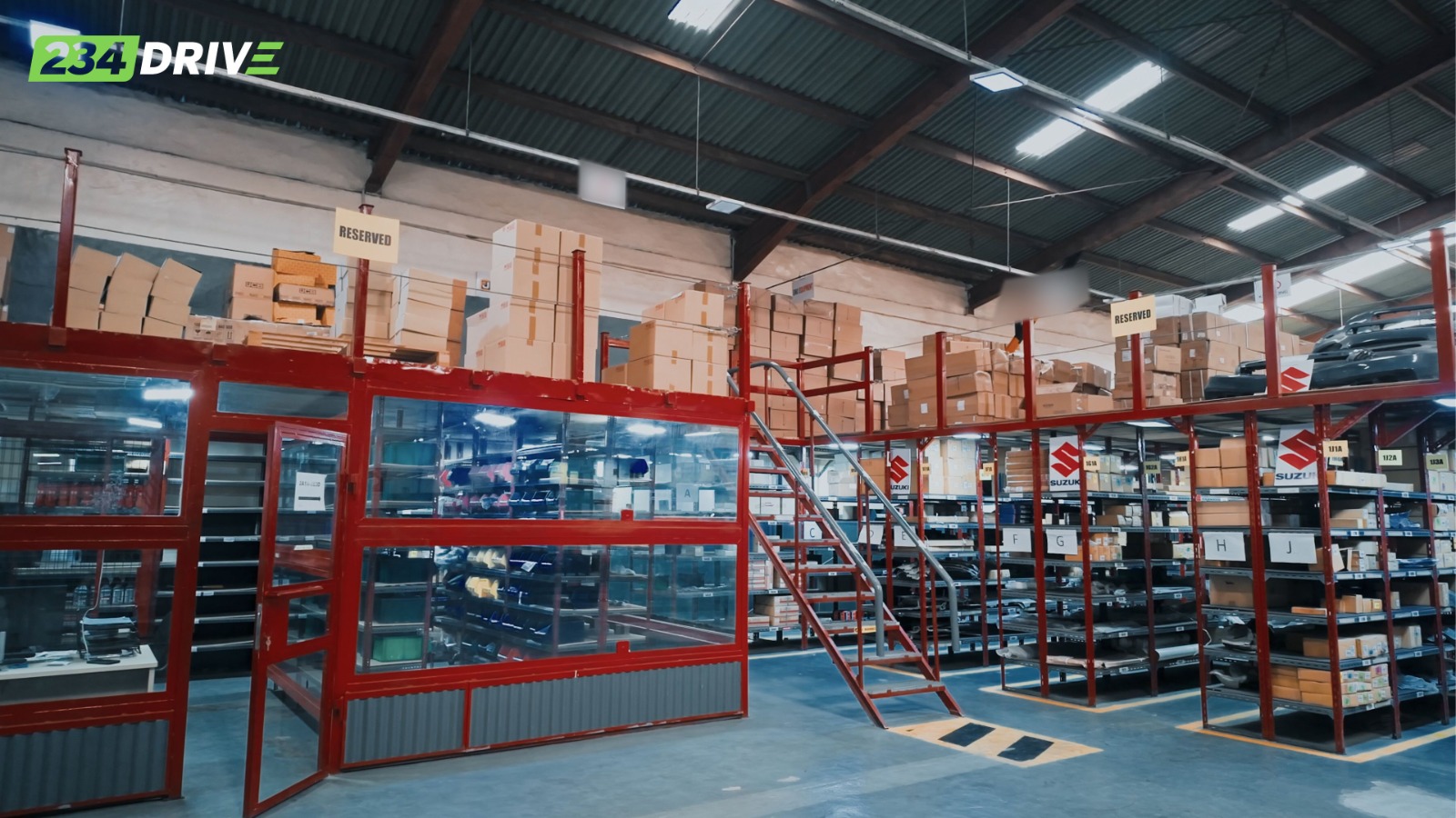 the suzuki spare parts warehouse