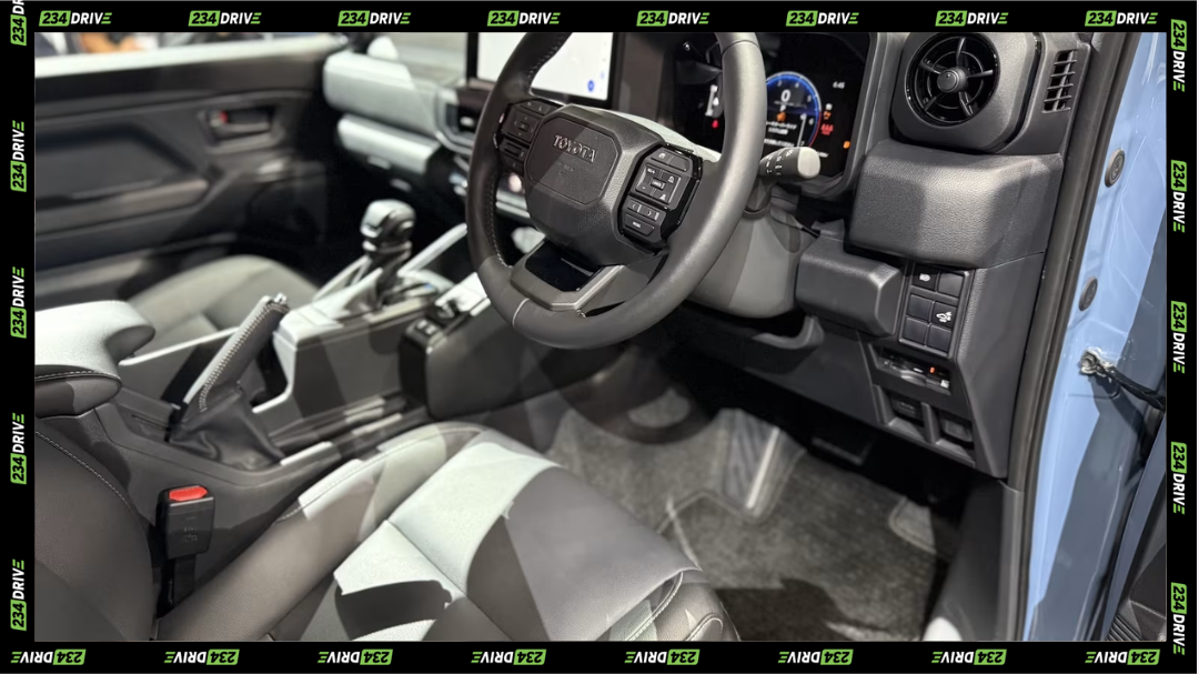 Inside of the Toyota FJ Land Cruiser