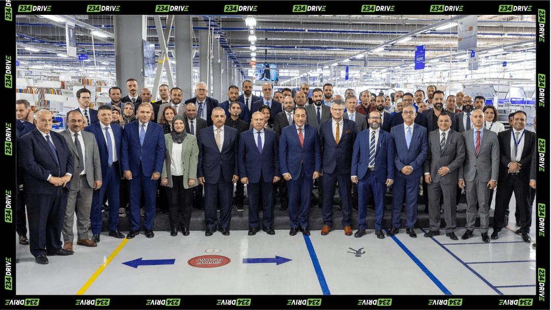 LEONI officials with Egypt's Prime Minister and other government officals