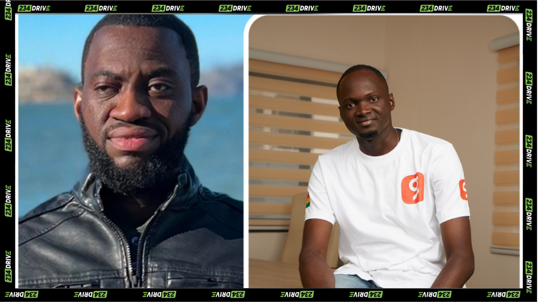A side-by-side portrait of Kayode Adeyinka, co-founder and CEO (left), and Samuel Esiri