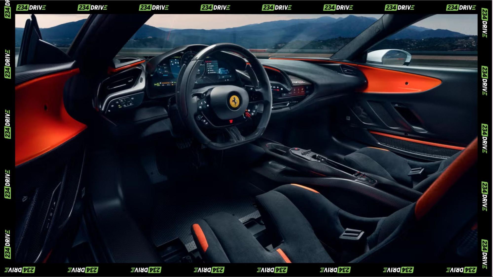 Ferrari SF90 Interior. Source: Car and Driver