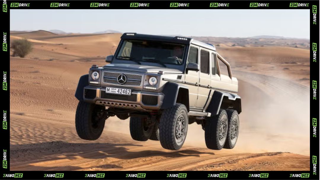 Mercedes-Benz G63 6x6. Source: Car and Driver