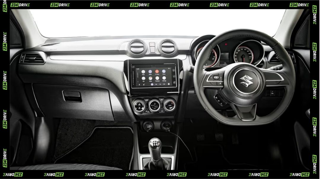 Suzuki Swift 1.2 GL+ Interior. Source: Cars South Africa
