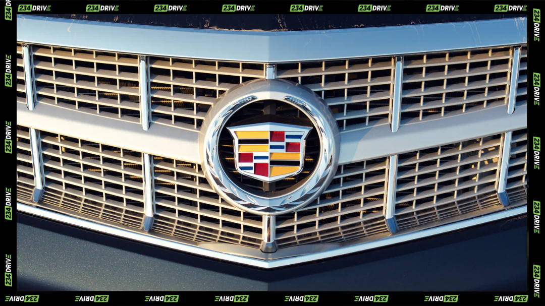 car logos for Cadillac, Cadillac’s modern badge strips back detail, signaling a shift toward cleaner design and contemporary global luxury.