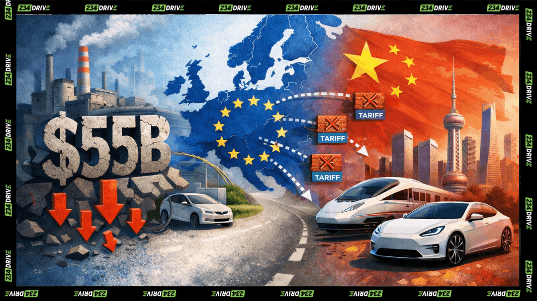 $55 billion write off, by automakers across Europe and the U.S