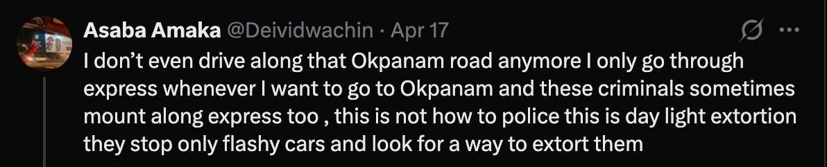 Police Road Harrasment