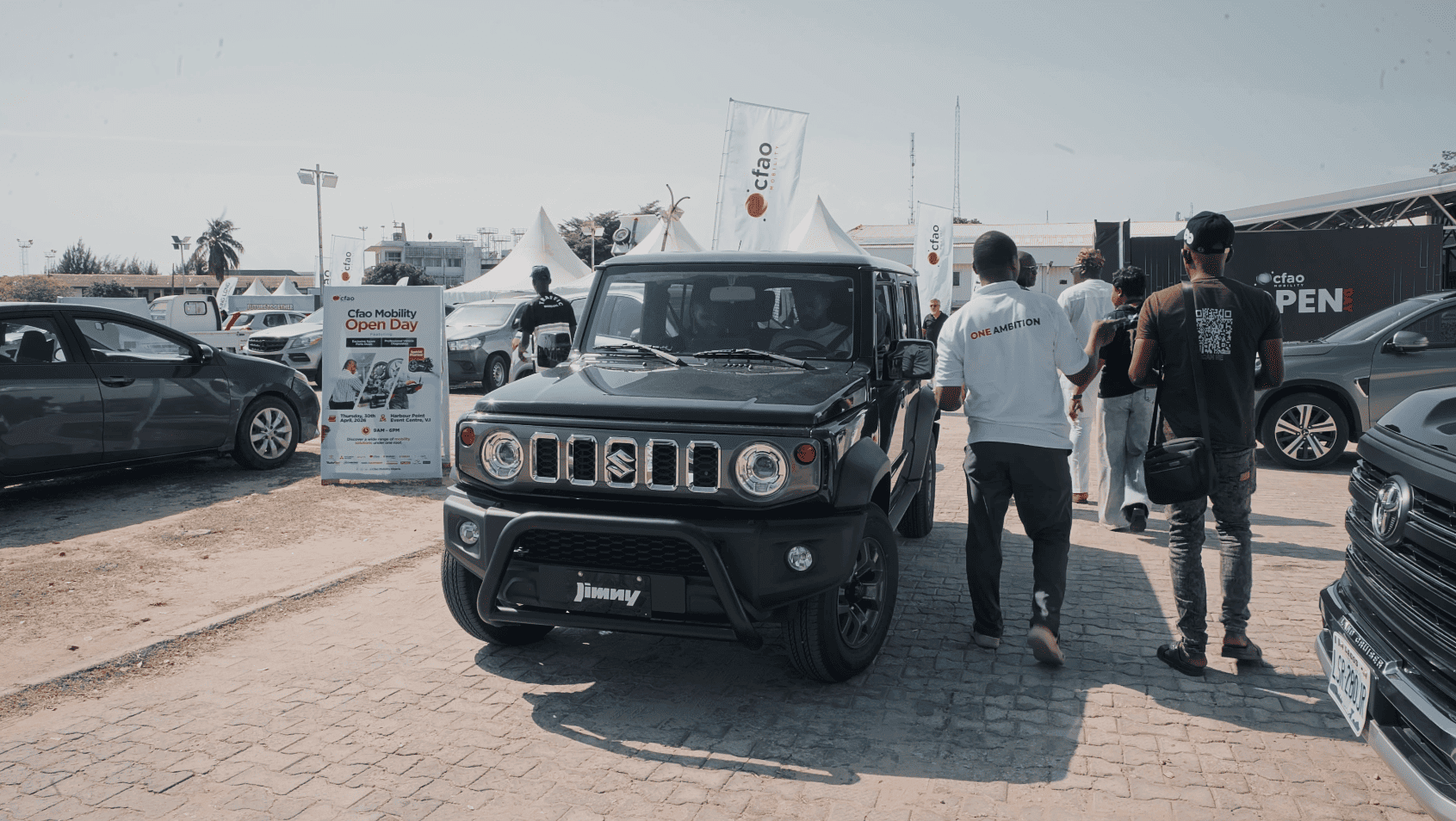 Suzuki Jimny available for Testdrive at the CFAO Mobility Open Day