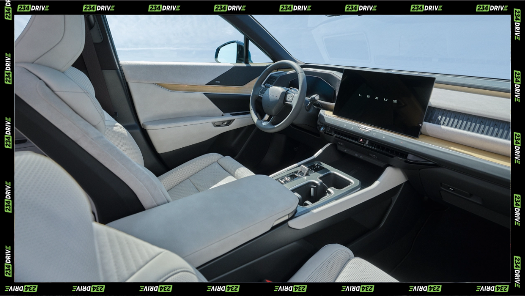 The interior and driver's cabin of the Lexus TZ electric
