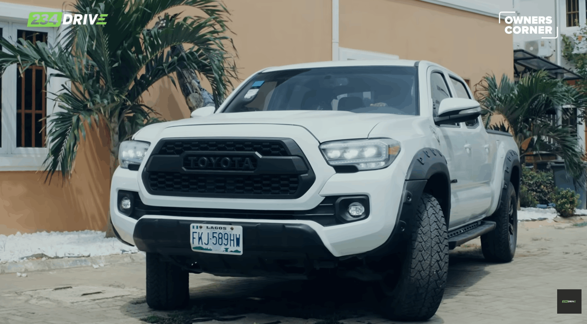 Damilare’s 2012 Toyota Tacoma. | Source: 234Drive via YouTube.