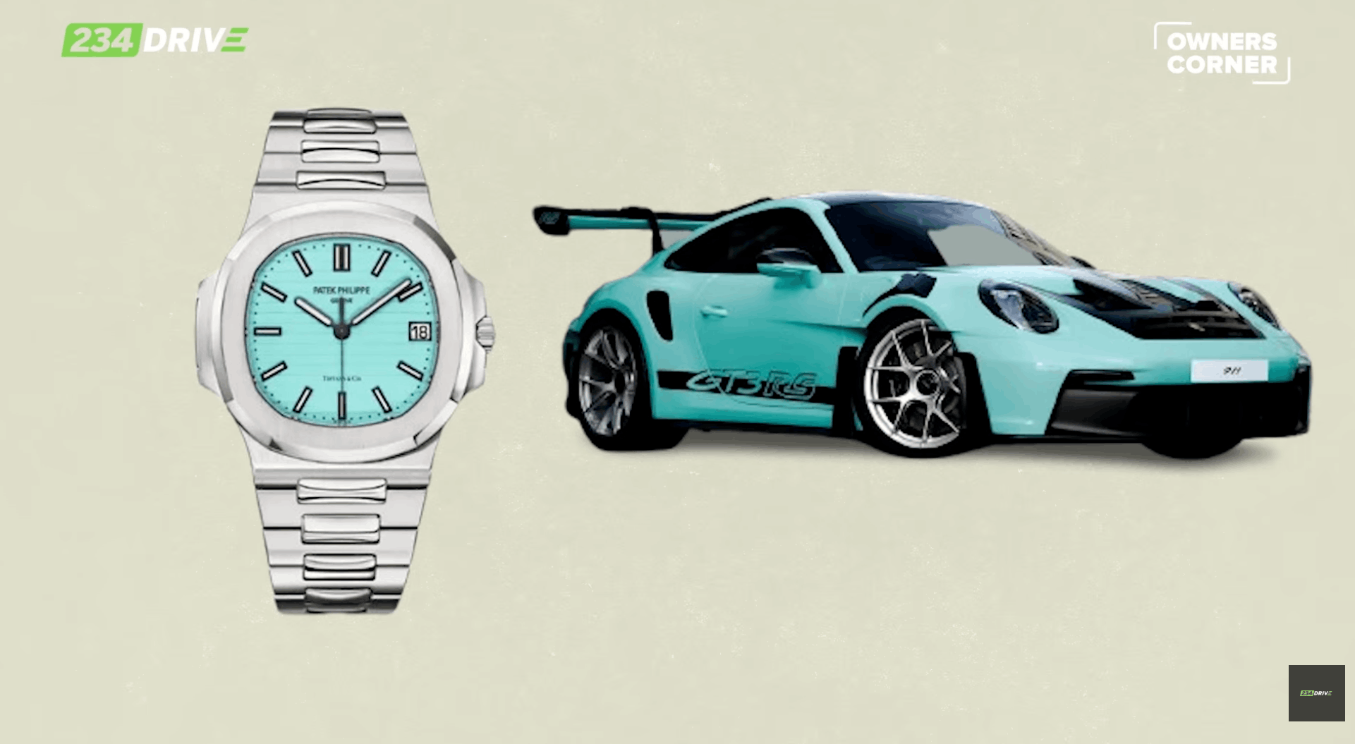 Damilare's Tacoma colour scheme draws inspiration from the Porsche GT3 RS and the Patek Philippe watch. | Source: 234Drive via YouTube.