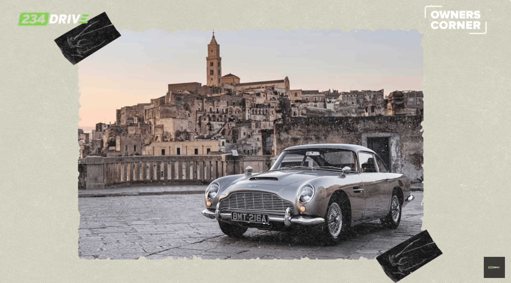 A classic silver Aston Martin represents the James Bond feeling Bugsy enjoys when driving his responsive Honda Accord Coupe.