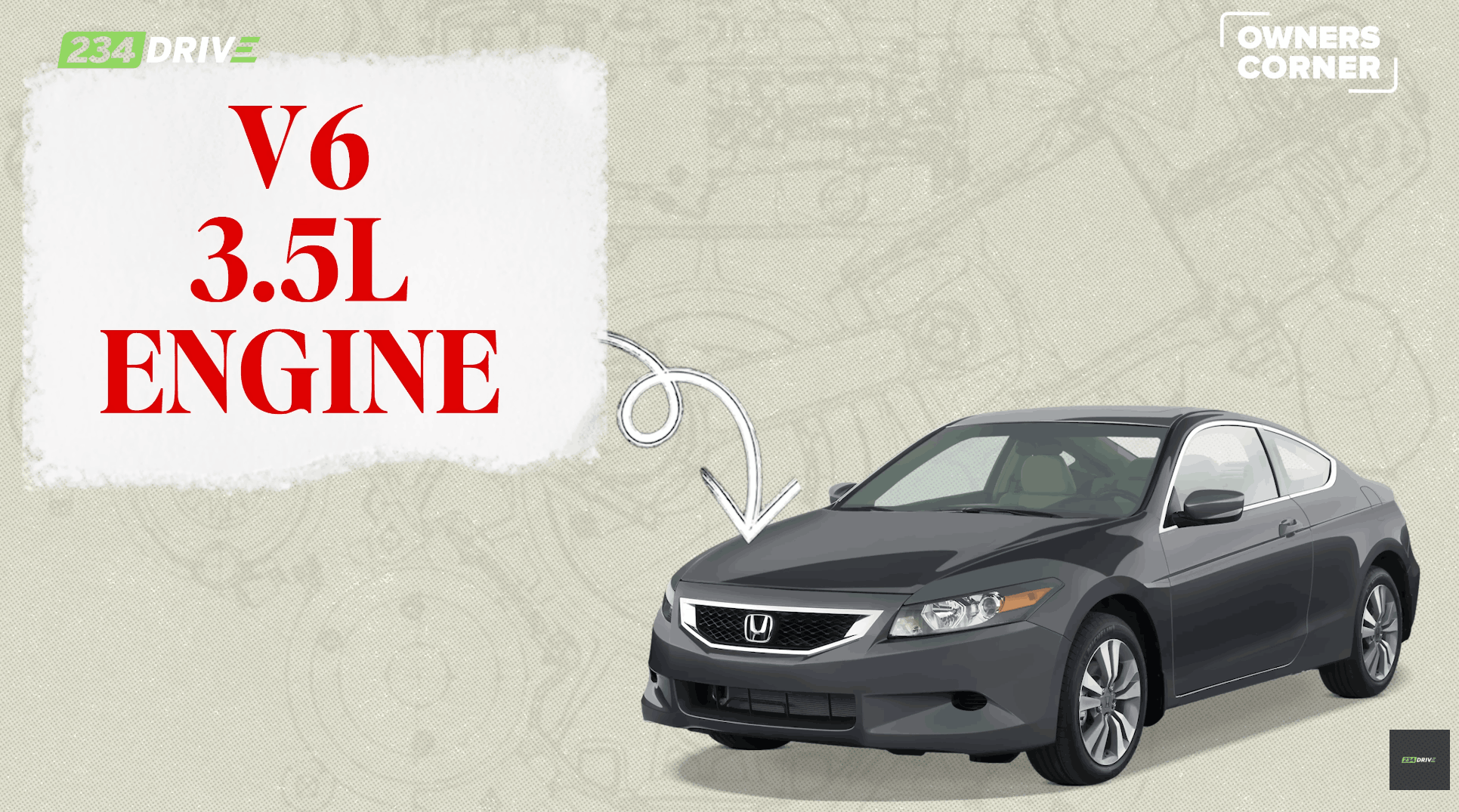 An Owner’s Corner graphic highlights the 3.5-litre V6 engine that powers Bugsy’s Honda Accord Coupe on Lagos roads.