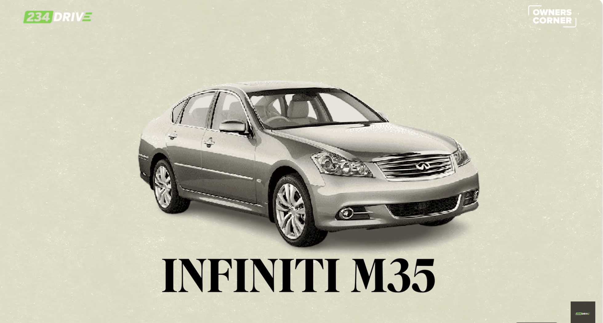 A 234Drive Owner’s Corner graphic shows the Infiniti M35 that required more repairs than Renegade’s older Mercedes-Benz C280.