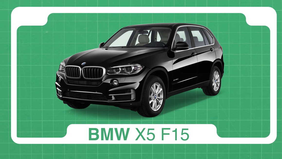 Black BMW X5 F15, one of the German SUVs Timilehin compares the RX350 against